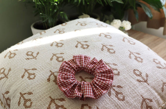 Mini Marmalade Gingham Scrunchie