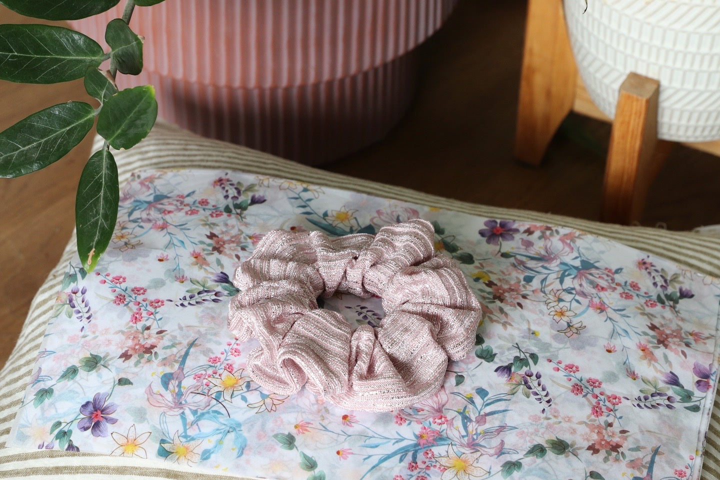 Pink Pastel Sunset Scrunchie
