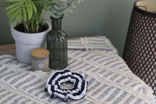 Nautical Knit Scrunchie