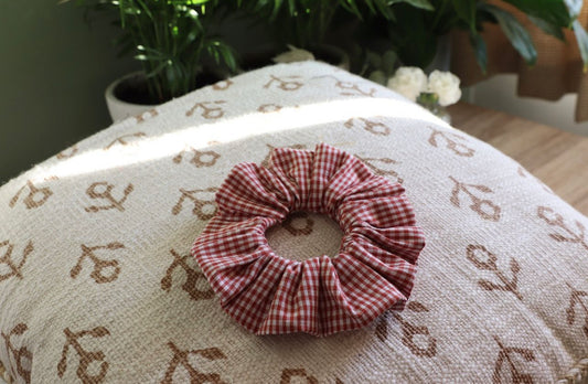 Marmalade Gingham Scrunchie