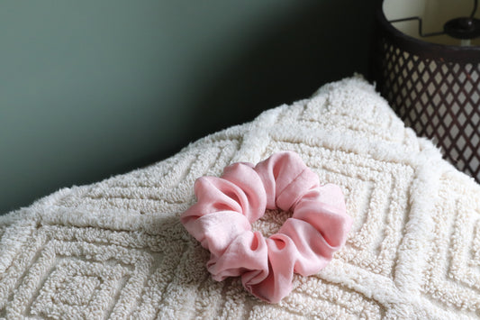Sweetheart Satin Scrunchie