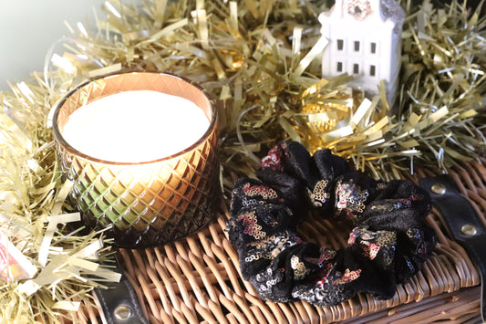 Sequinned Christmas Scrunchie