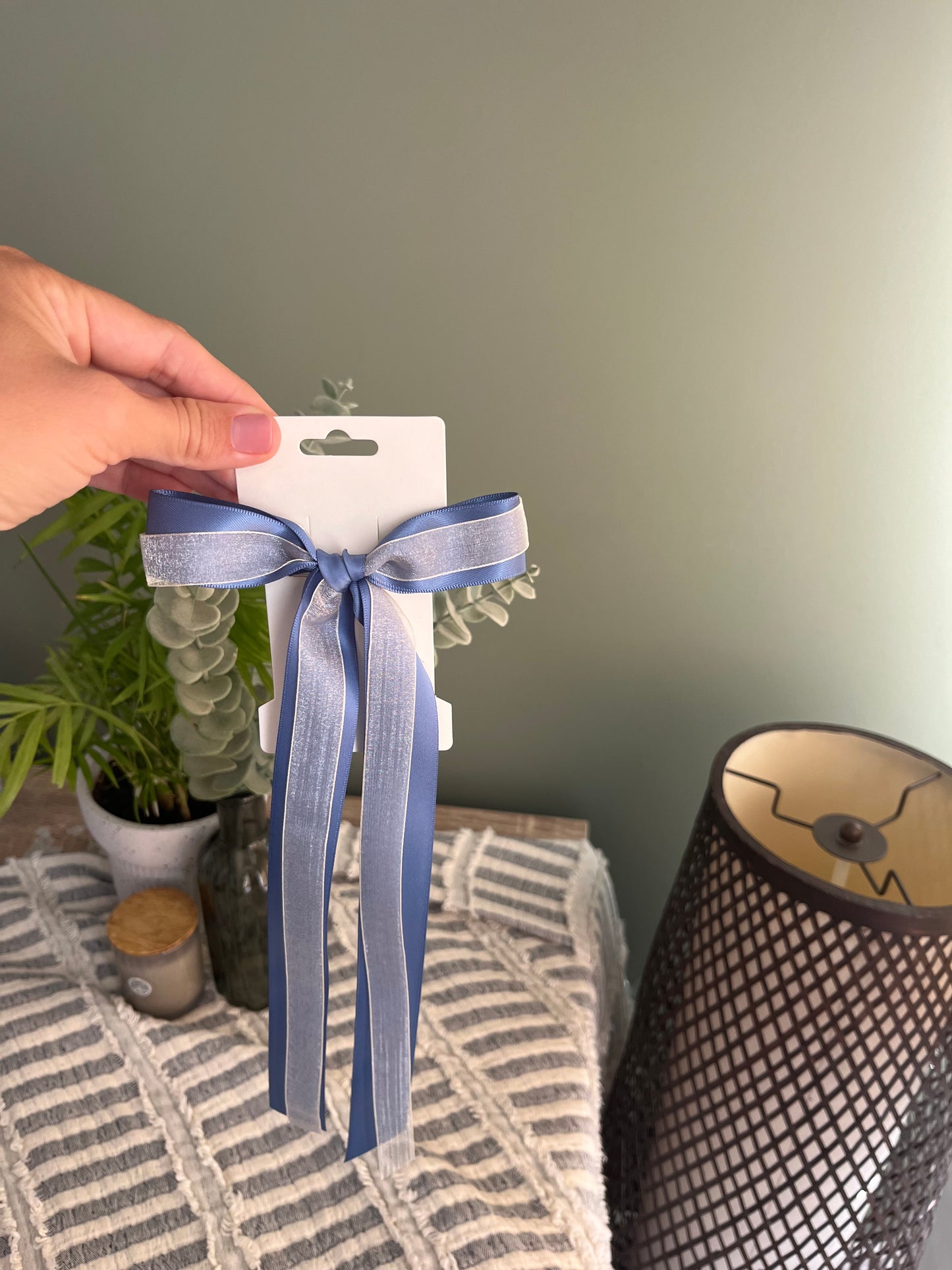 Something Blue Hair Ribbon
